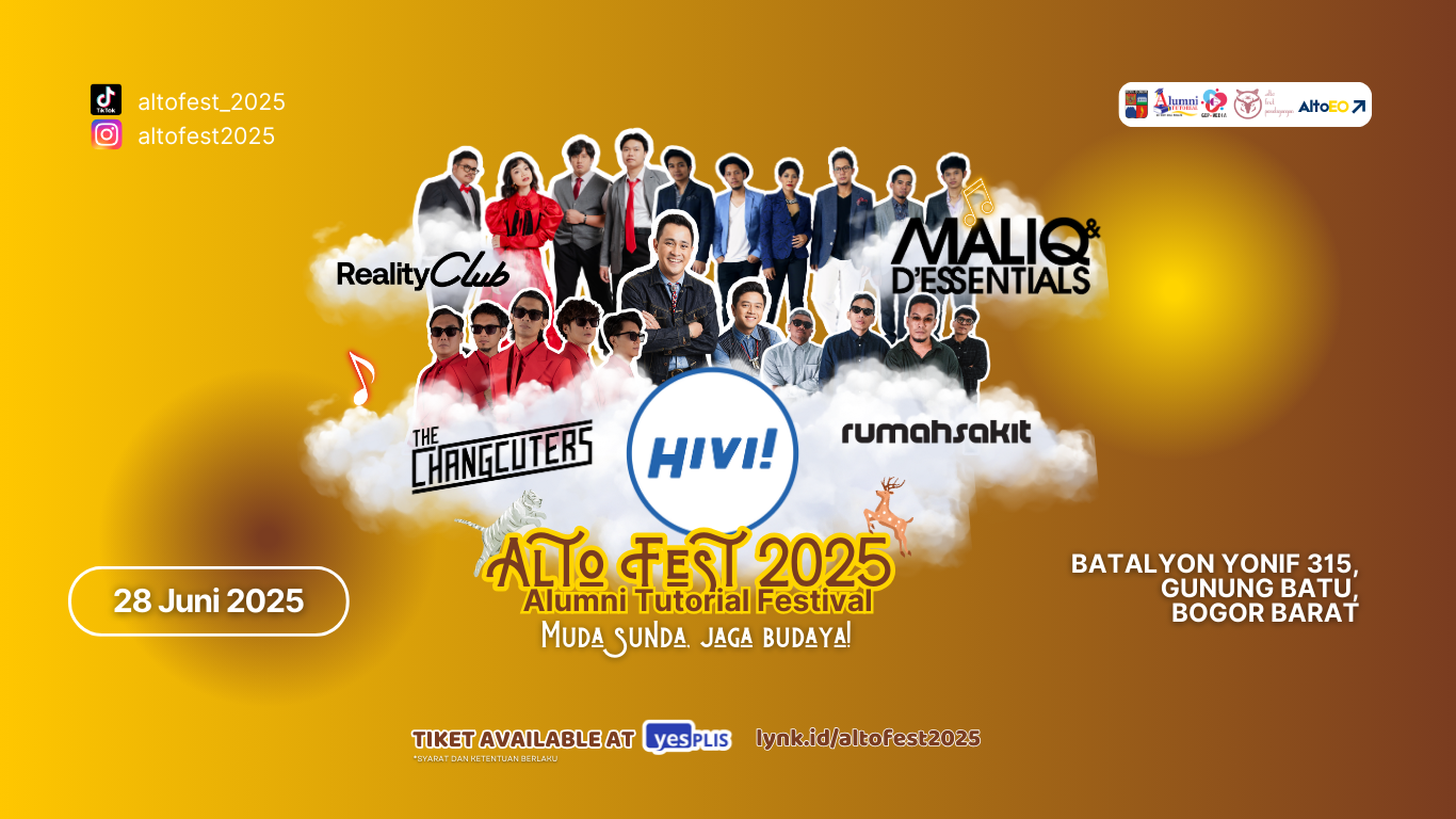 ALTOFEST 2025 Lineup Poster